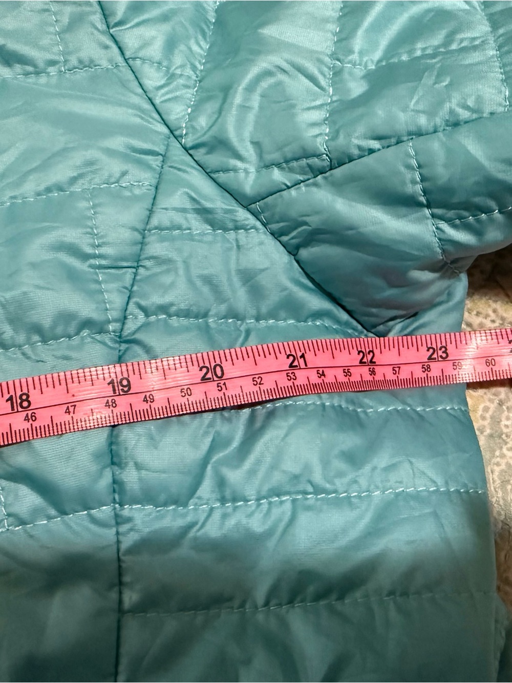 Patagonia Women's Nano Puff Light Blue Quilted Packable Jacket XL - Picture 8 of 12